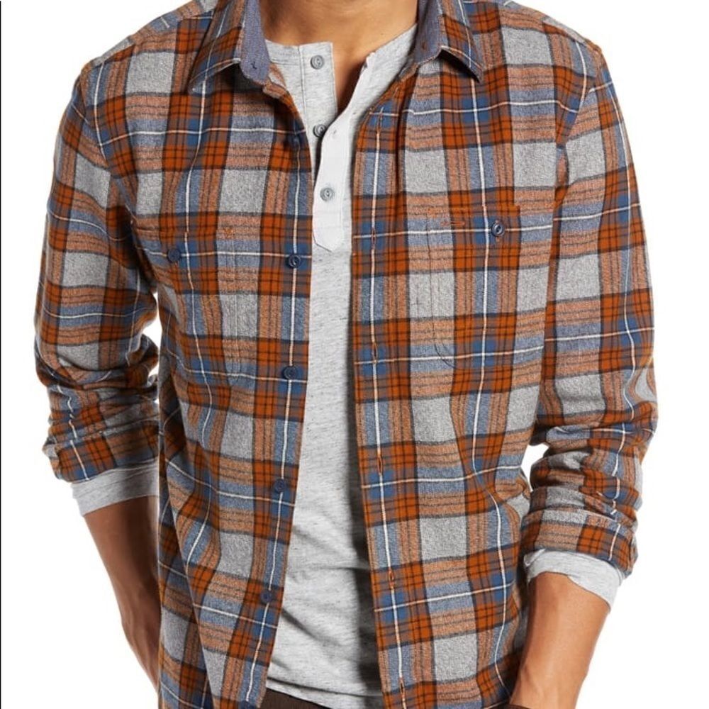 Men’s Nordstom 1901 flannel shirt